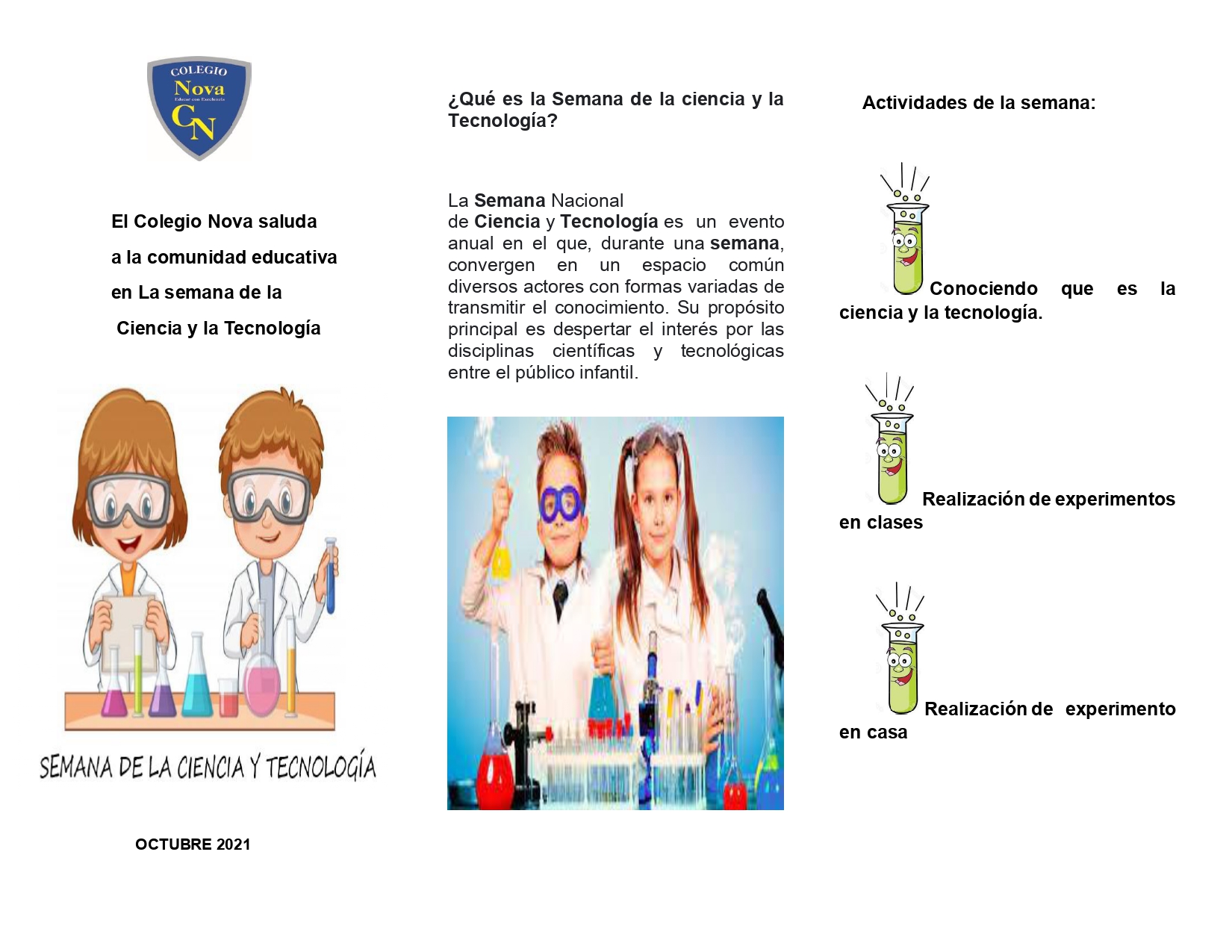 Semana De La Ciencia Y La Tecnolog A Colegio Nova